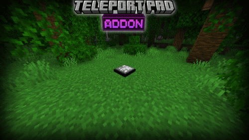 Teleport Pads Addon (1.21) – MCPE/Bedrock Mod Thumbnail