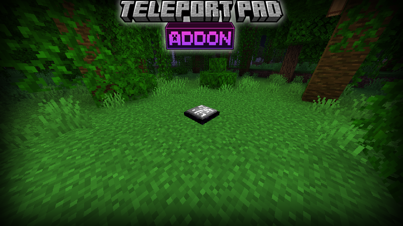 Teleport Pads Addon (1.21) - MCPE/Bedrock Mod 1