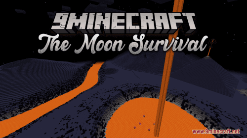 The Moon Survival Map (1.21.1, 1.20.1) – Out Of Space Adventure Thumbnail