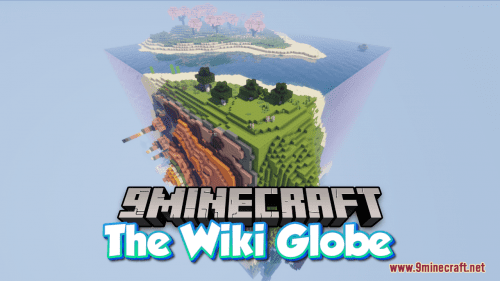 The Wiki Globe Map (1.21.1, 1.20.1) – Fully Playable Survival Map Thumbnail