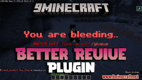 BetterRevive Plugin (1.19.4, 1.19.2) – Give Your Players A Second Chance To Live Thumbnail