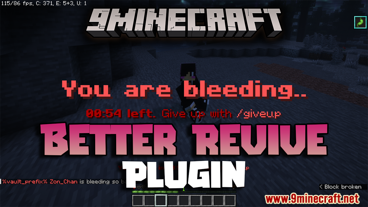 BetterRevive Plugin (1.19.4, 1.19.2) - Give Your Players A Second Chance To Live 1