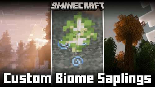 Custom Biome Saplings Mod (1.21.1, 1.20.1) – Renewable Modded Trees Thumbnail