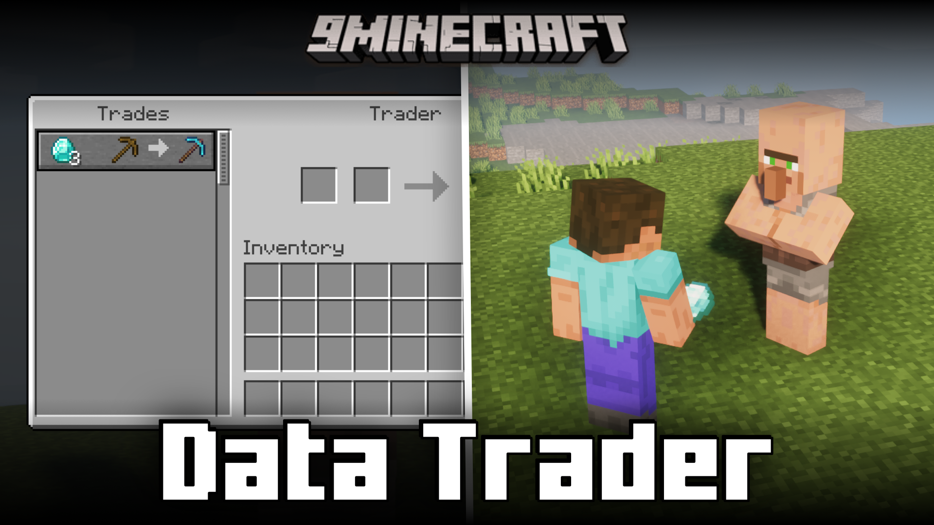 Data Trader Mod (1.20.1, 1.19.3) - New Customizable Trader 1