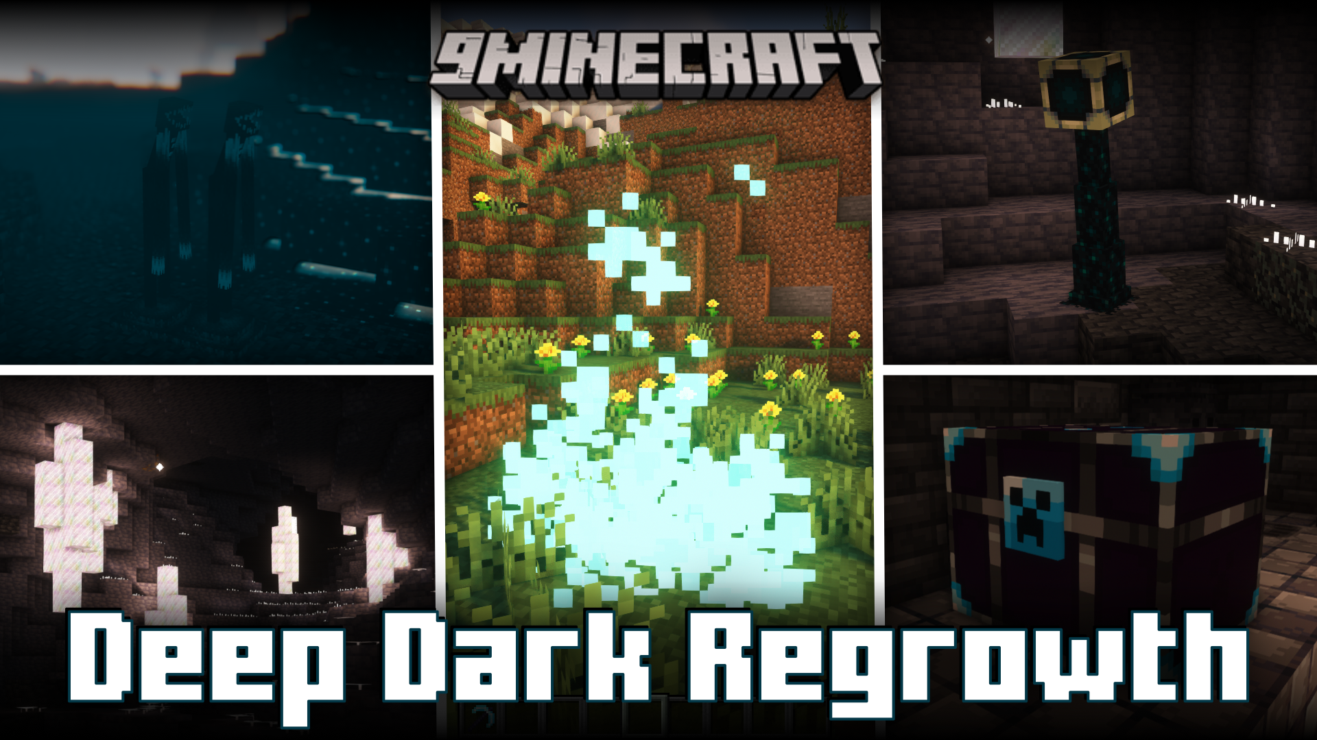 Deep Dark: Regrowth Mod (1.20.1, 1.19.4) - New Deep Dark Blocks, Mobs & More! 1