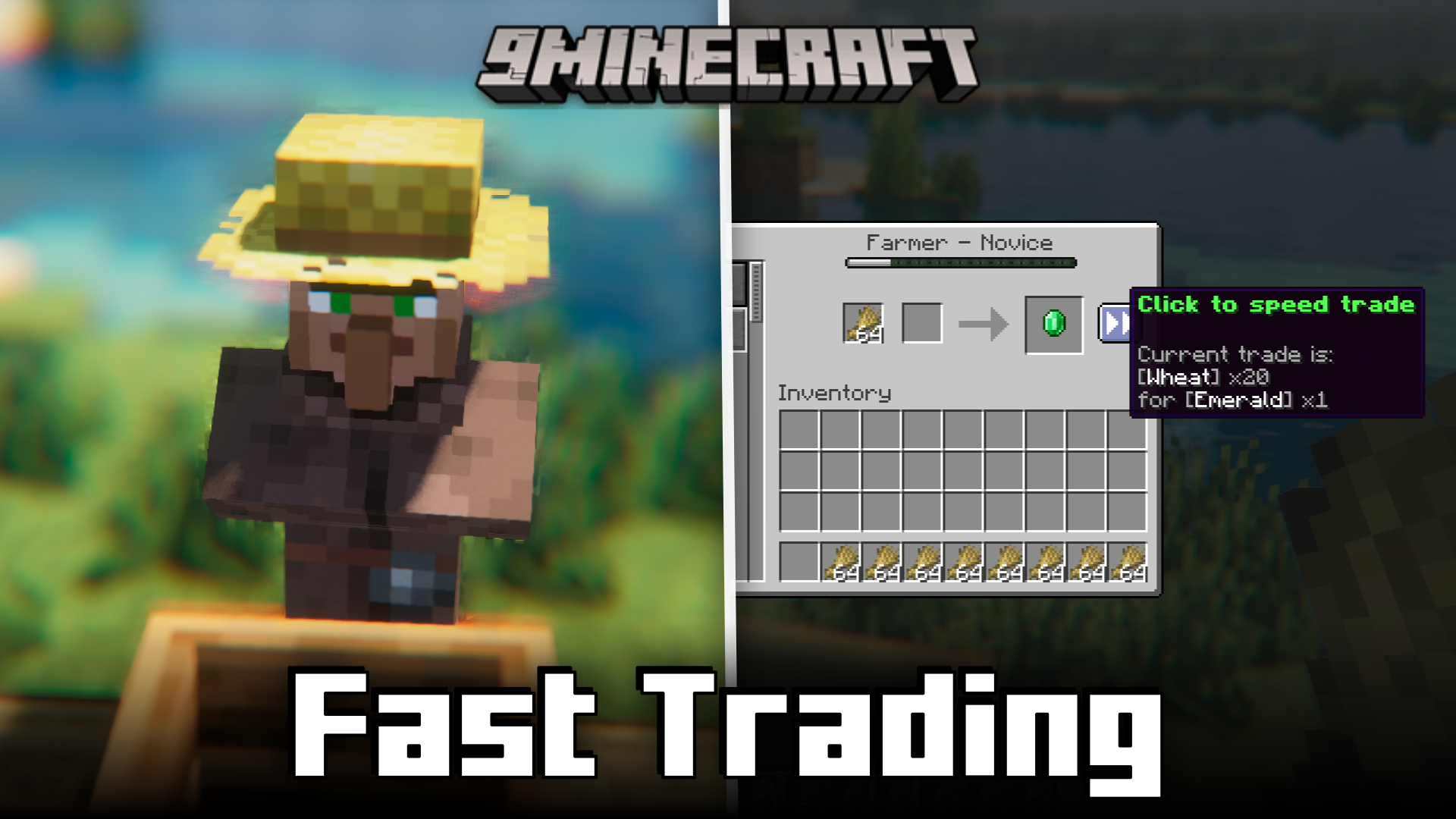 Fast Trading Mod (1.21.1, 1.20.1) - Adds A Quick Trading Button 1