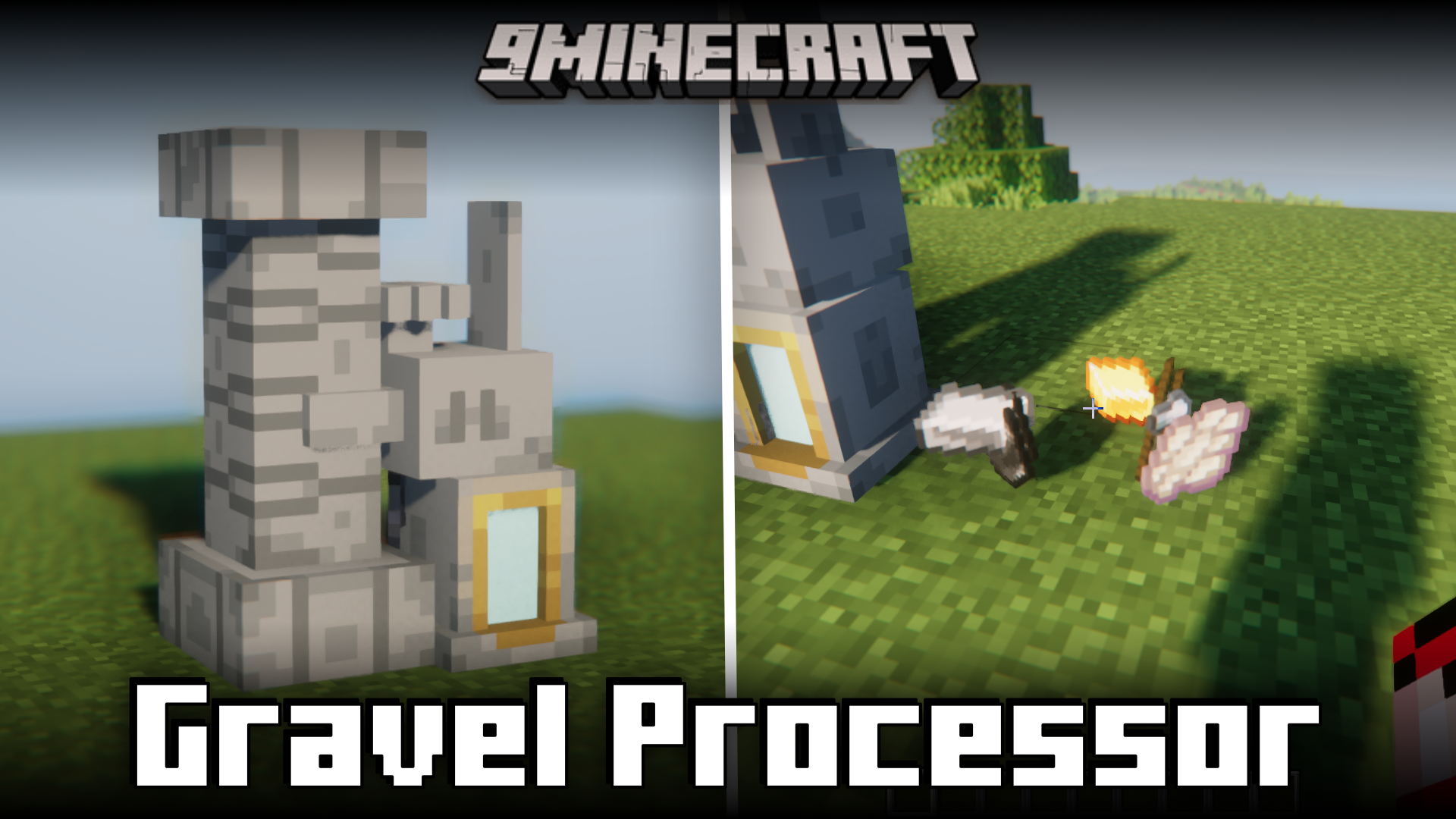 Gravel Processor Mod (1.20.1, 1.19.4) - Convert Gravel Into Useful Stuff 1