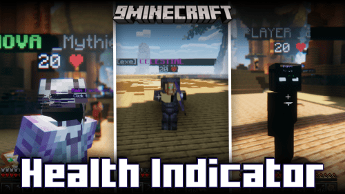 O-Peepo Health Indicator Mod (1.21, 1.20.6) – Player Health Display Thumbnail