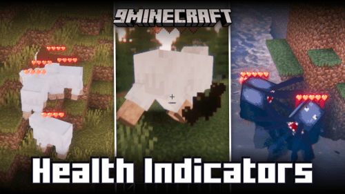 Health Indicators Mod (1.21, 1.20.1) – Visible Mob Health Bars Thumbnail