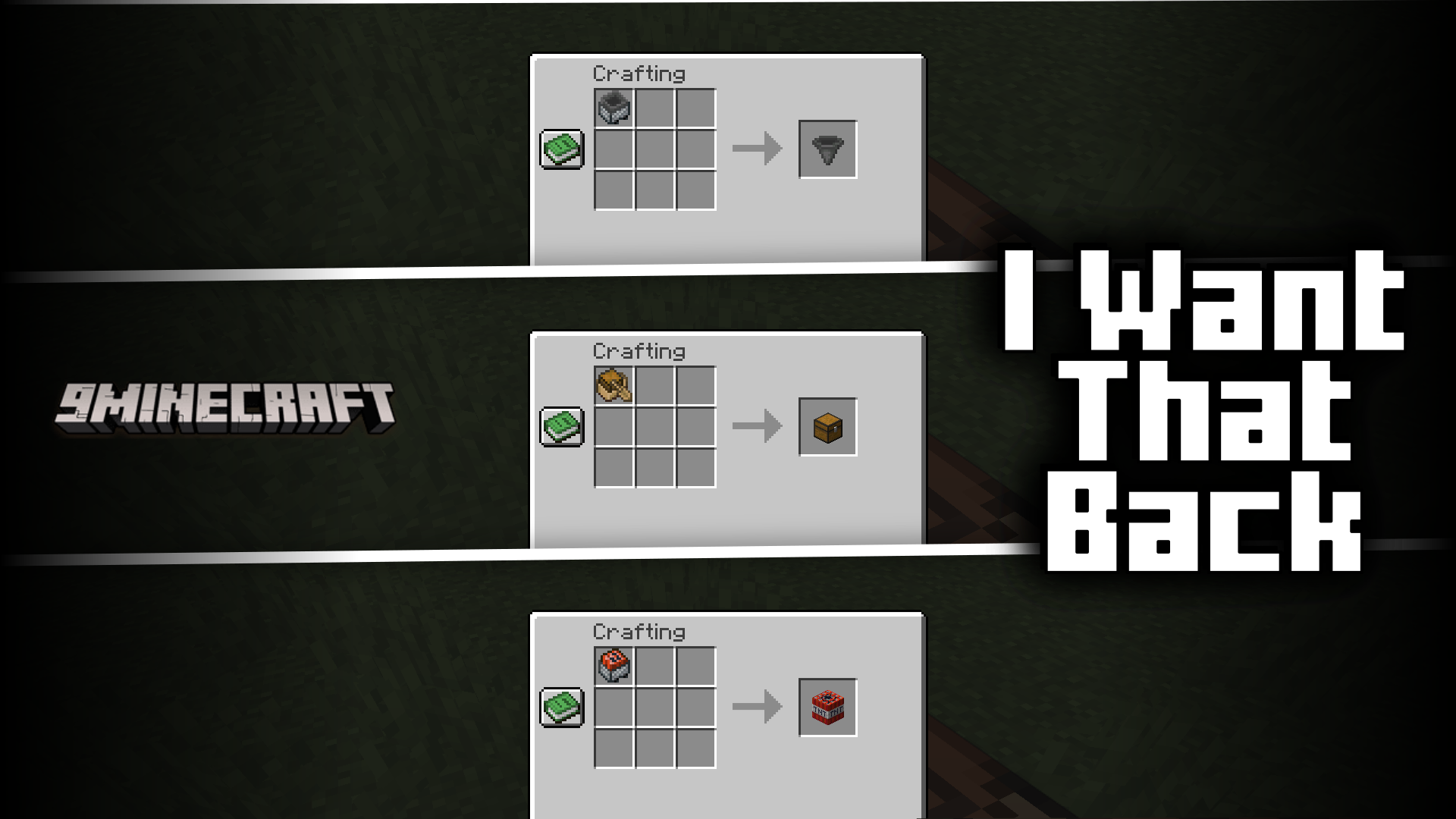 I Want That Back Mod (1.21.1, 1.20.6) - Retain Blocks Combined With Minecarts And Boats 1