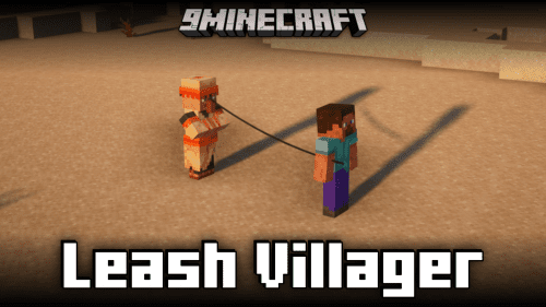 Leash Villager Mod (1.21.1) – Use Leads On Villagers Thumbnail