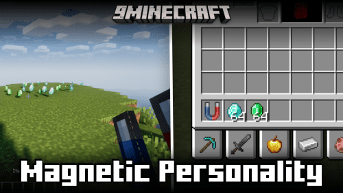 Magnetic Personality Mod (1.20.4, 1.20.1) – Extended Item Collection Radius Thumbnail