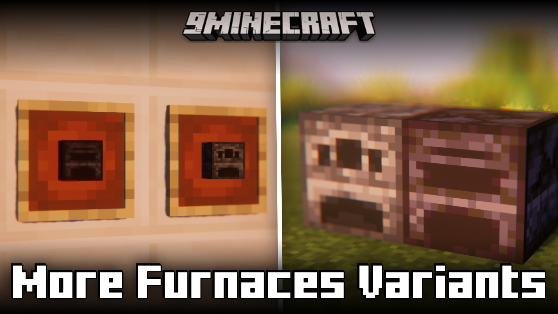 More Furnaces Variants Mod (1.21.1, 1.20.1) - Deepslate & Blackstone Furnaces 1