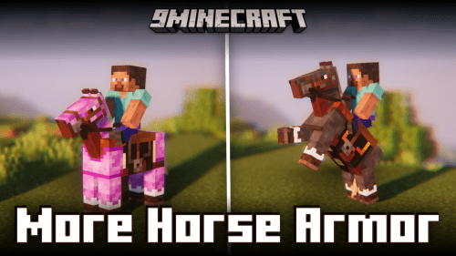 More Horse Armor Mod (1.20.1, 1.18.2) – Enderite & Netherite Horse Armor Thumbnail