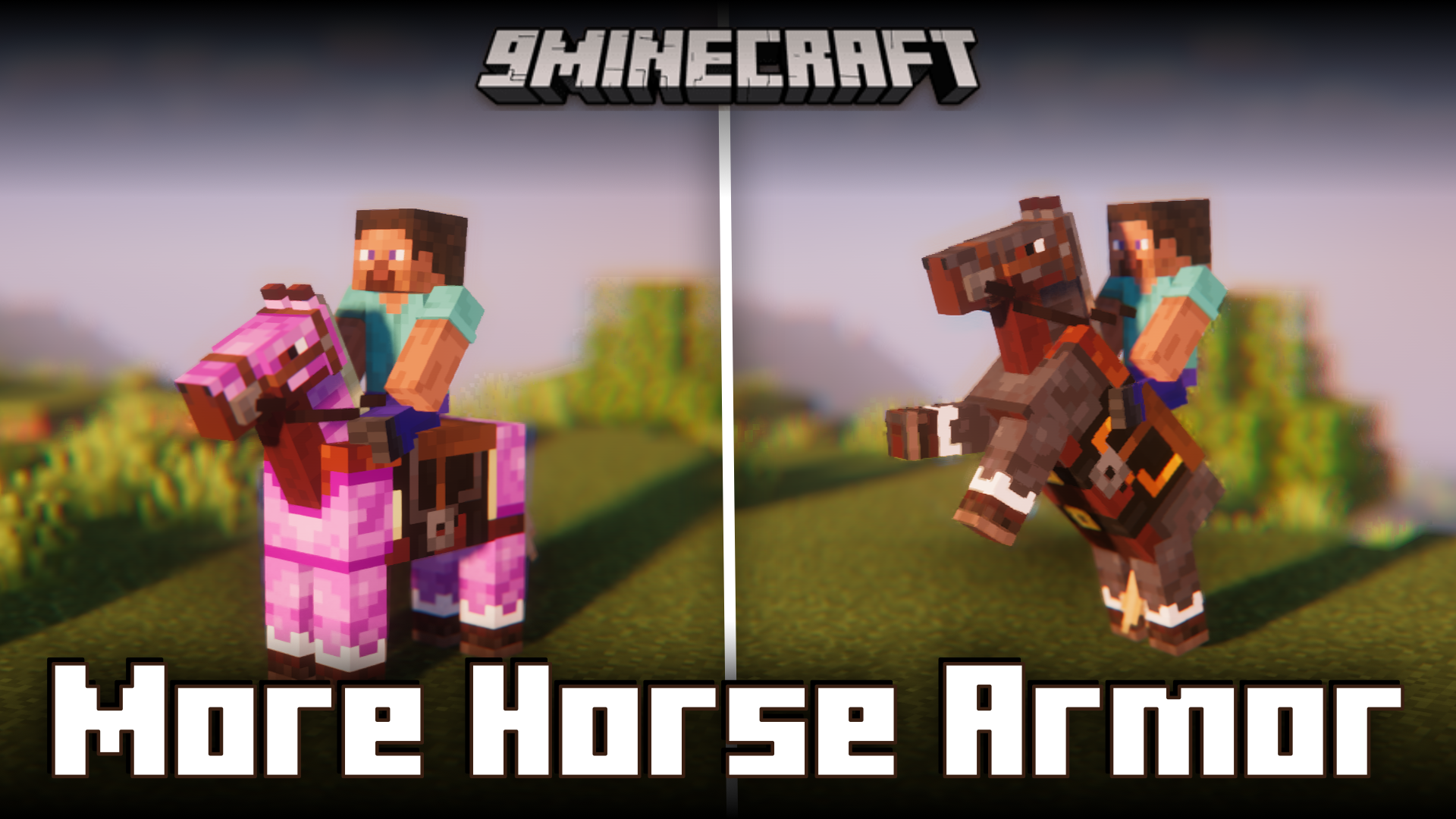 More Horse Armor Mod (1.20.1, 1.18.2) - Enderite & Netherite Horse Armor 1