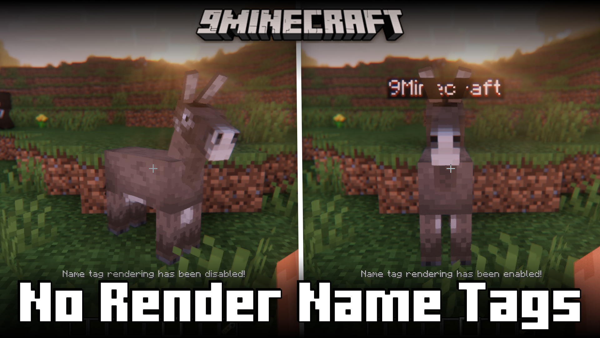 No Render Name Tags Mod (1.20.2, 1.20.1) - Keybind To Hide/Unhide Nametags 1