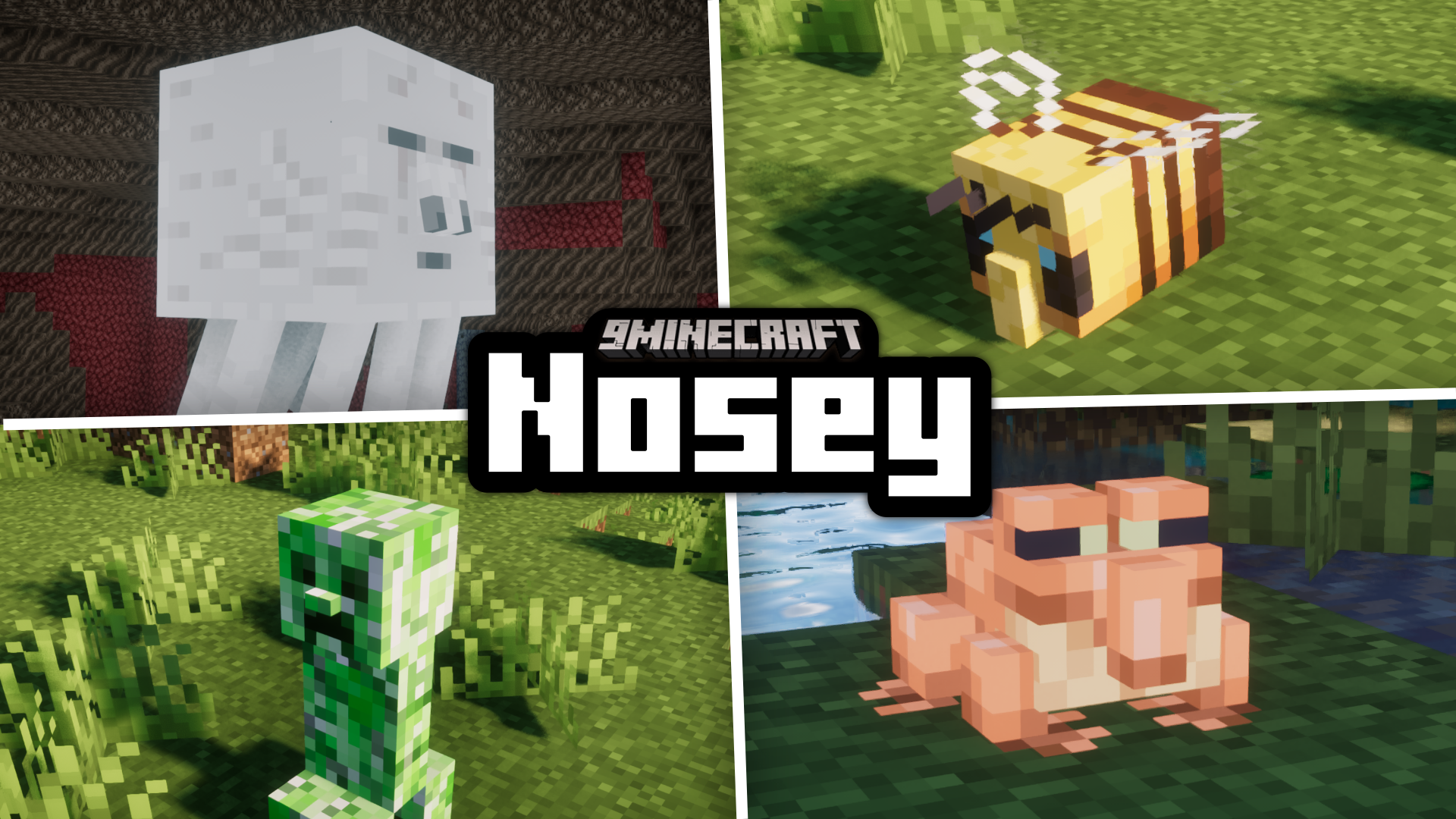 Nosey Mod (1.21.1, 1.20.1) - Mobs With Noses 1