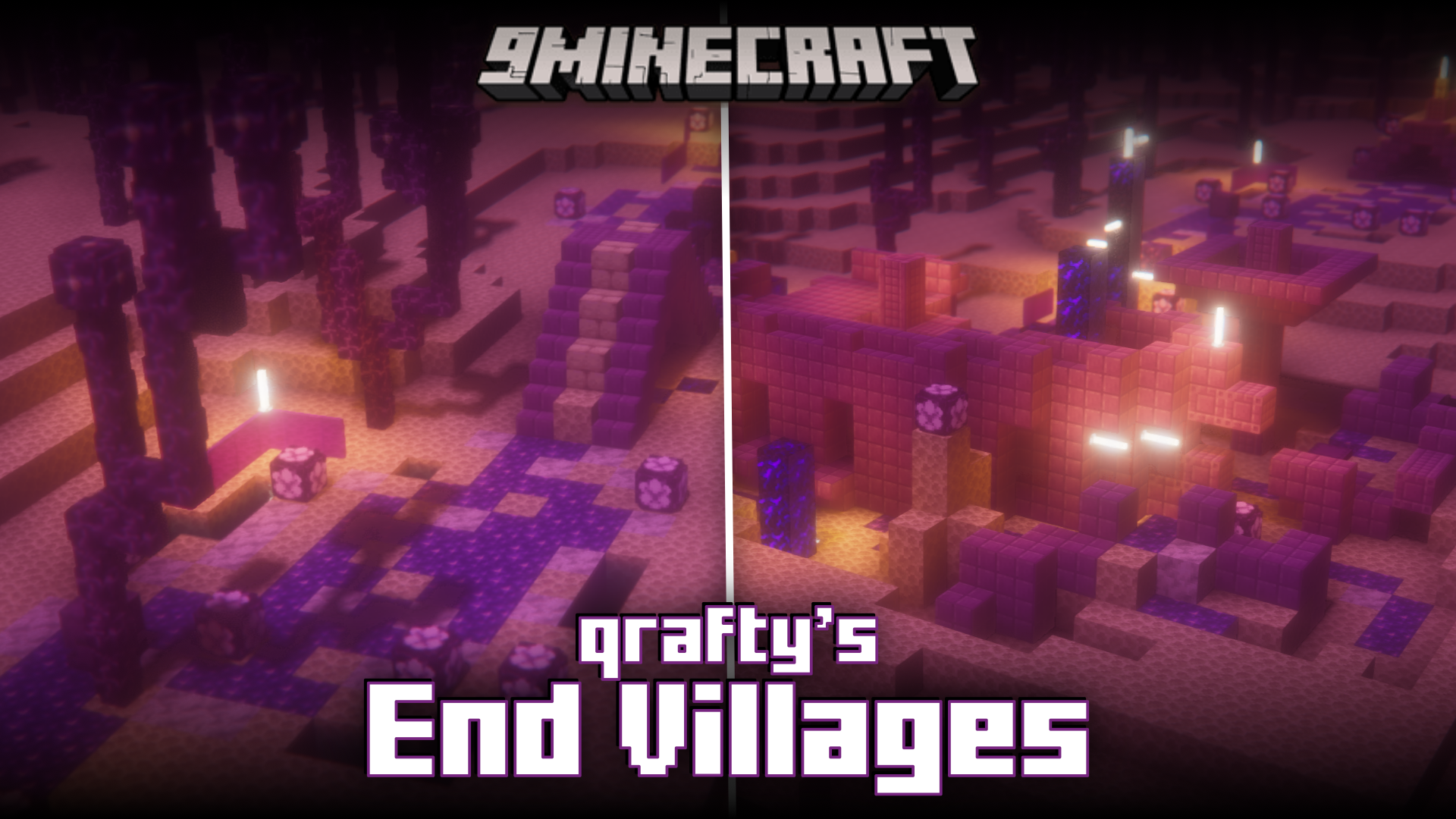 Qrafty's End Villages Mod (1.21.1, 1.20.1) - Villages In The End 1