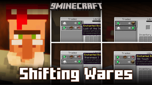 Shifting Wares Mod (1.21.1, 1.20.1) – Re-Rolling Villager Trades Thumbnail