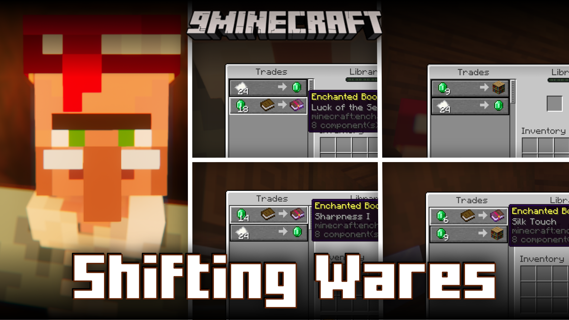 Shifting Wares Mod (1.21.1, 1.20.1) - Re-Rolling Villager Trades 1