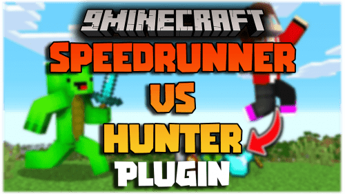 Speedrunner vs Hunter Plugin (1.16.5, 1.16) – Easy Way To Play Speed Runner Vs Hunter Or Minecraft Manhunt Thumbnail