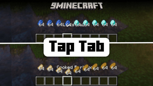 Tap Tab Mod (1.20.4, 1.20.1) – Cycle Through Hotbar Thumbnail