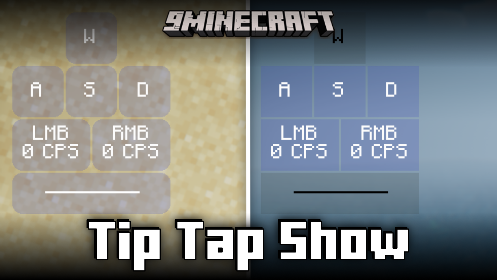 Tip Tap Show Mod (1.21, 1.20.1) - In-Game Keystroke Viewer 1