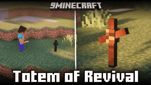 Totem of Revival Mod (1.20.2, 1.20.1) – Revive Players In Multiplayer Hardcore Worlds Thumbnail