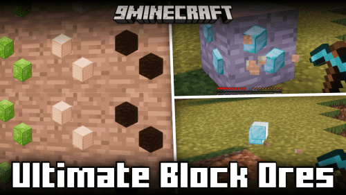 Ultimate Block Ores Mod (1.20.4, 1.18.2) – Ores That Drop Ore Blocks Thumbnail