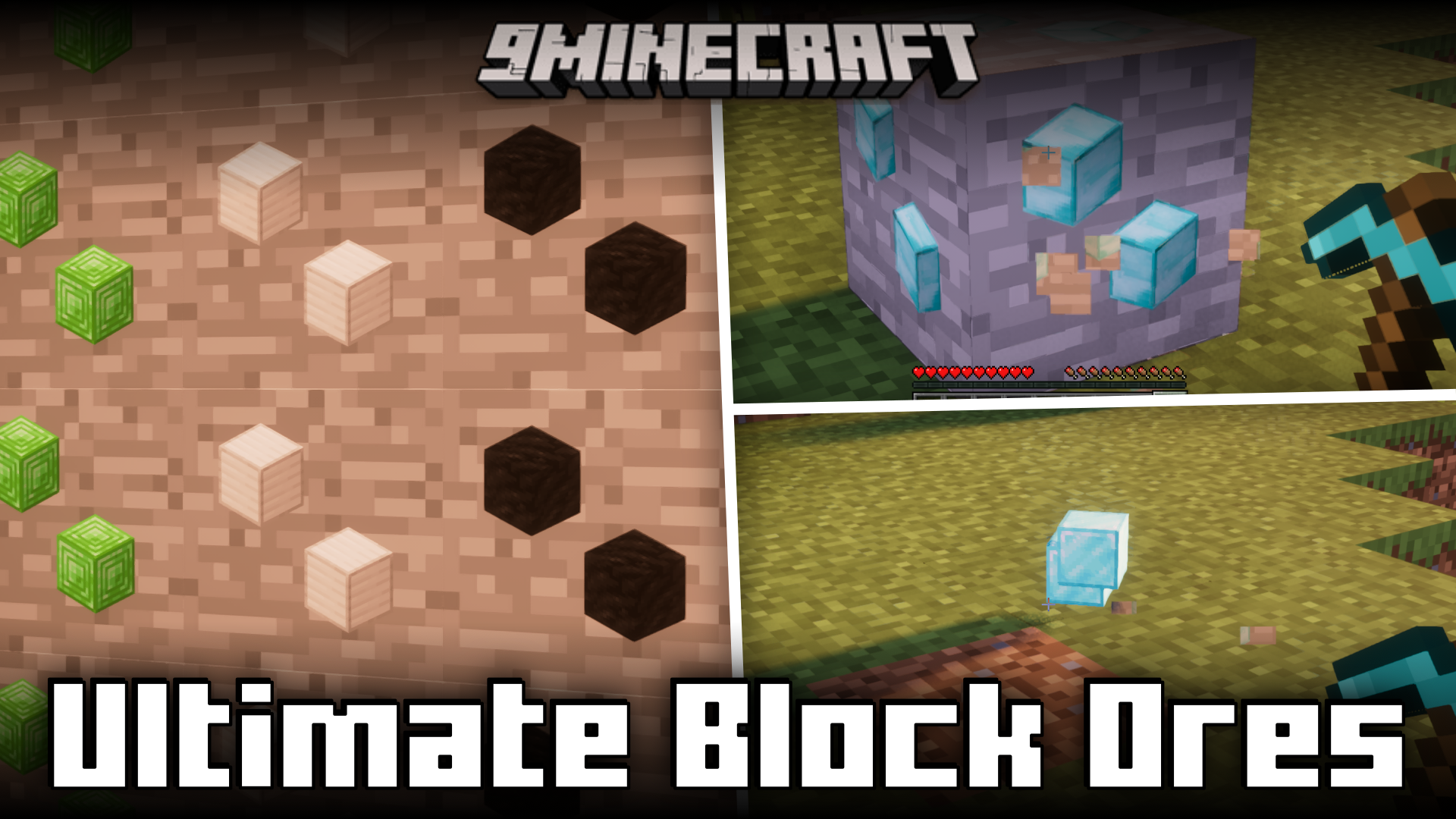 Ultimate Block Ores Mod (1.20.4, 1.18.2) - Ores That Drop Ore Blocks 1