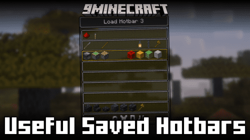 Useful Saved Hotbars Mod (1.21.1, 1.20.1) – Switch Saved Hotbars Using Hotkeys Thumbnail