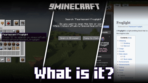 What Is It? Mod (1.21.1, 1.20.1) – Search Any Item From The Game On The Minecraft Wiki Thumbnail