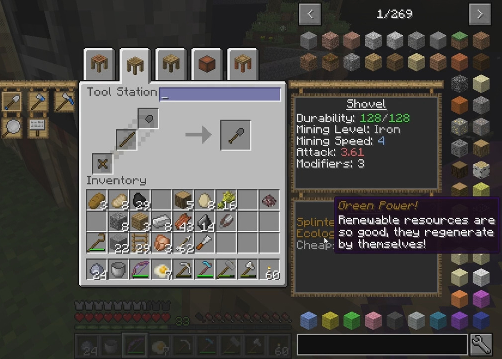 Tinker's Delight Mod (1.16.5) - New Weapons, Materials, Traits 5