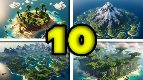 Top 10 New Island Seeds For Minecraft (1.21) – Java/Bedrock Edition Thumbnail