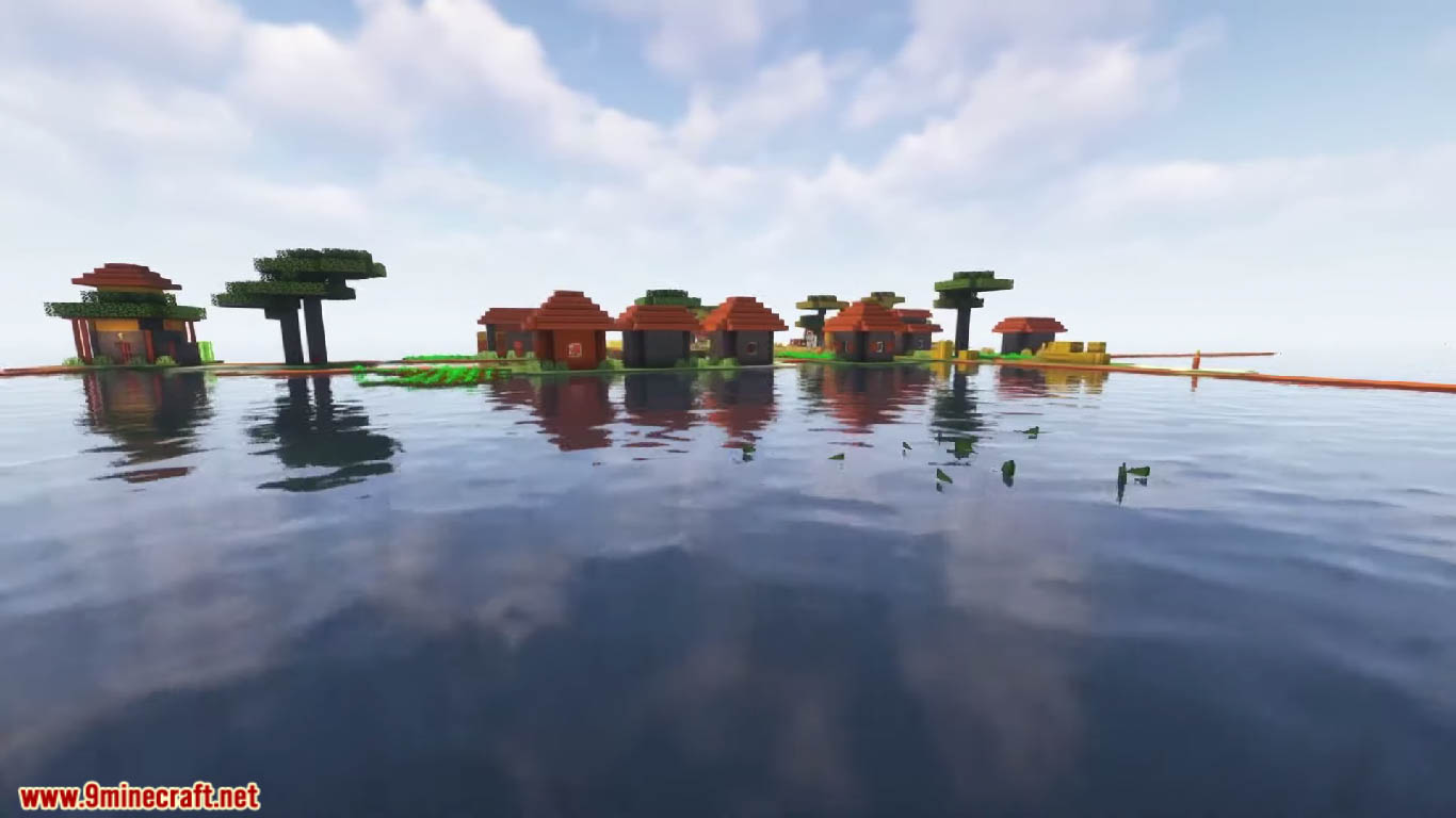 Top 3 Village Island Seeds For Minecraft (1.21.1, 1.21) - Java/Bedrock Edition 10