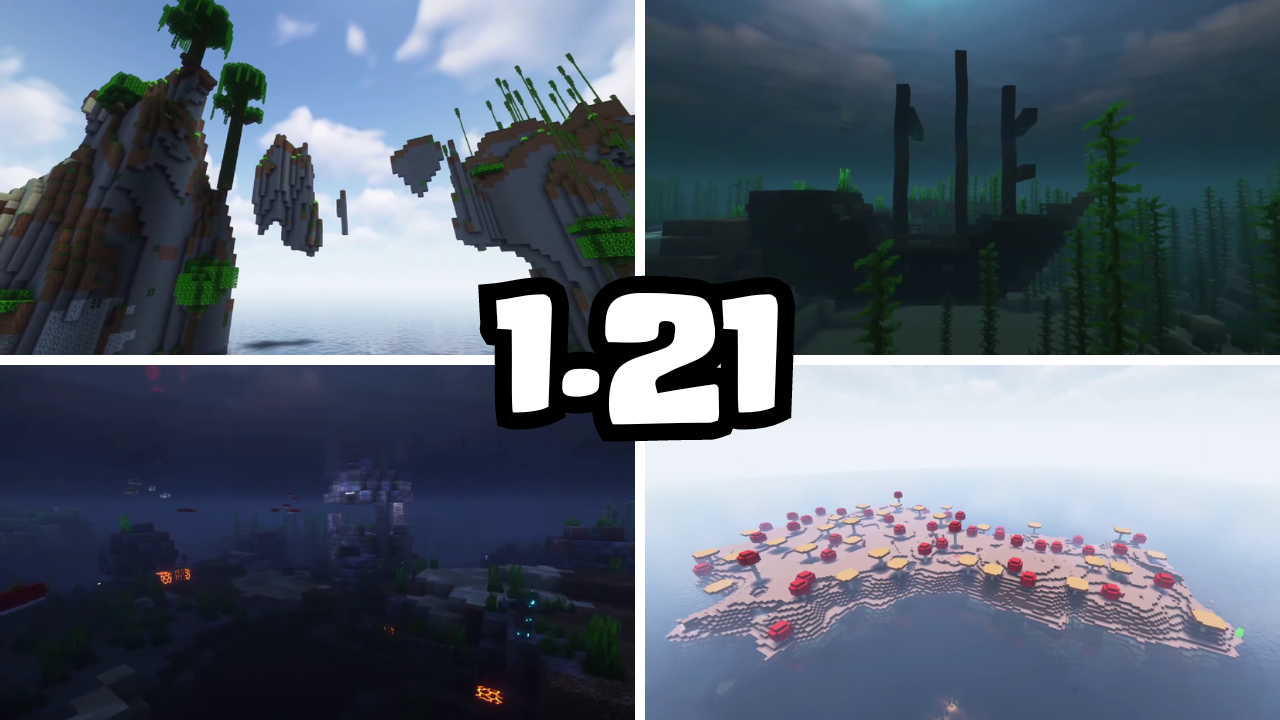 Top 5 New Survival Minecraft Seeds (1.21.1, 1.21) - Java/Bedrock Edition 1