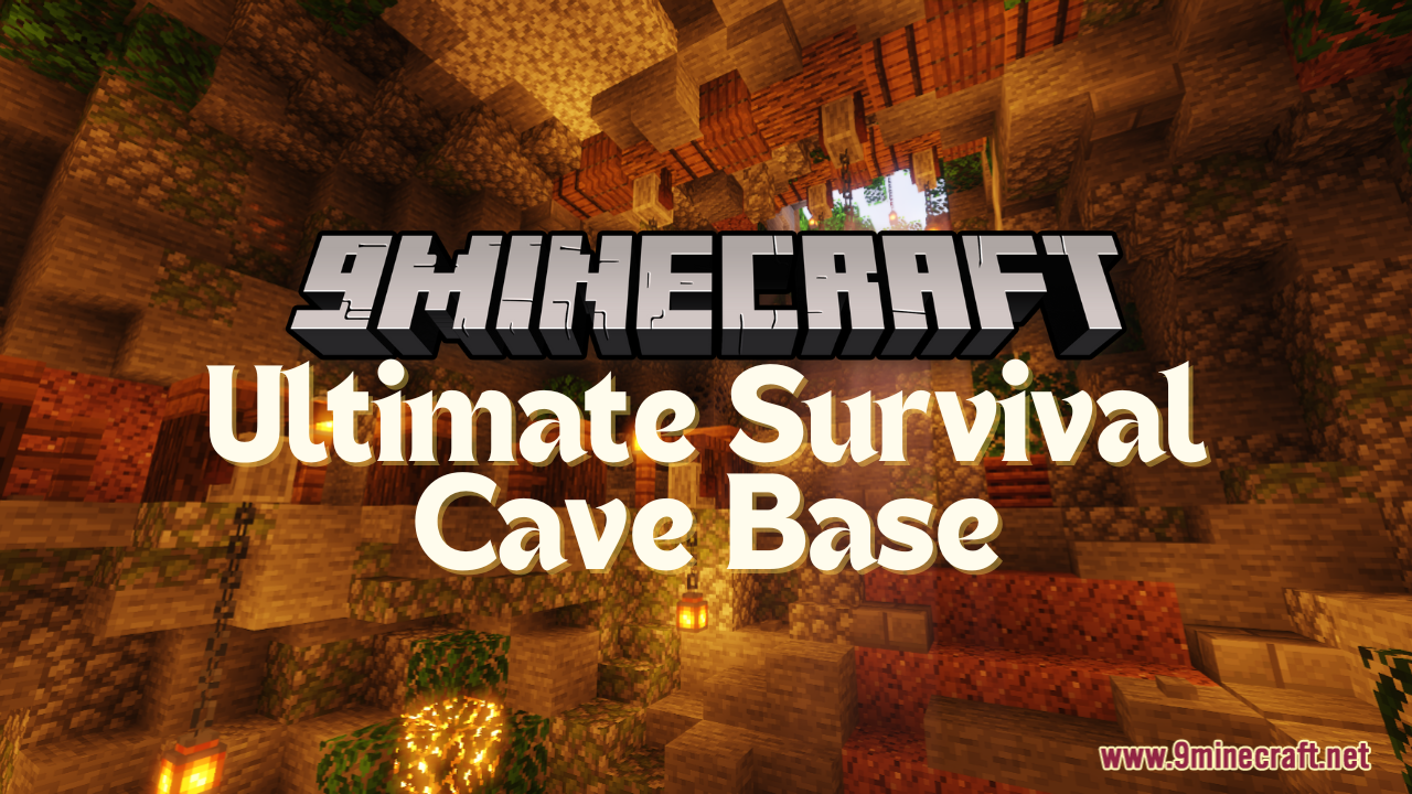 Ultimate Survival Cave Base Map (1.21.1, 1.20.1) - Good Place To Start 1