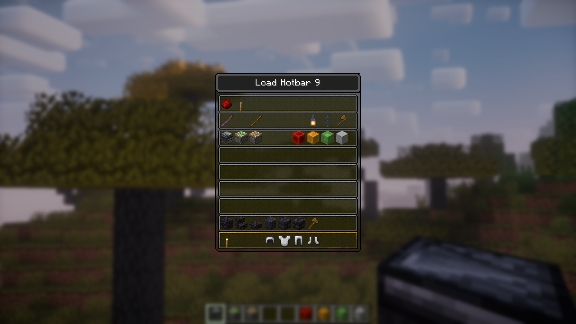 Useful Saved Hotbars Mod (1.21.1, 1.20.1) - Switch Saved Hotbars Using Hotkeys 6