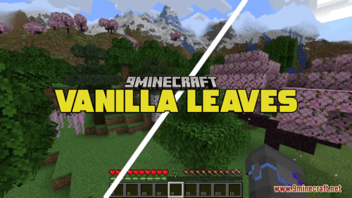 Vanilla Leaves Resource Pack (1.21.1, 1.20.1) – Texture Pack Thumbnail