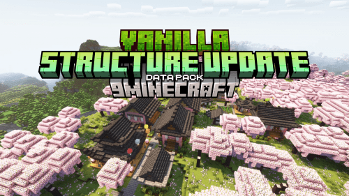 Vanilla Structure Update Data Pack (1.21.1, 1.20.1) – Enhanced Vanilla Structures And New Villages Thumbnail