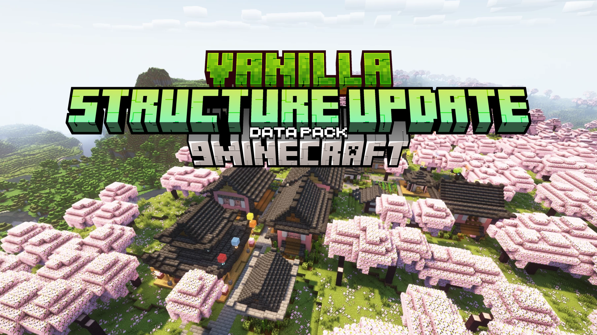 Vanilla Structure Update Data Pack (1.21.1, 1.20.1) - Enhanced Vanilla Structures And New Villages 1