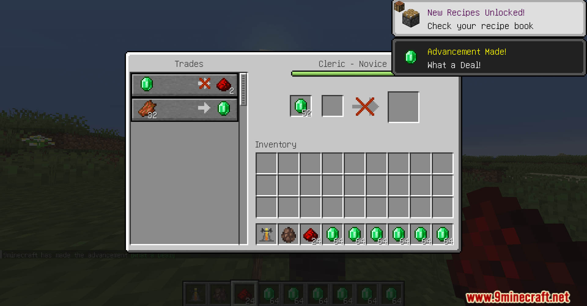 Villagers Buy Ender Pearls (Cleric) Data Pack (1.21.1, 1.21) - Expanding Trade Opportunities 4