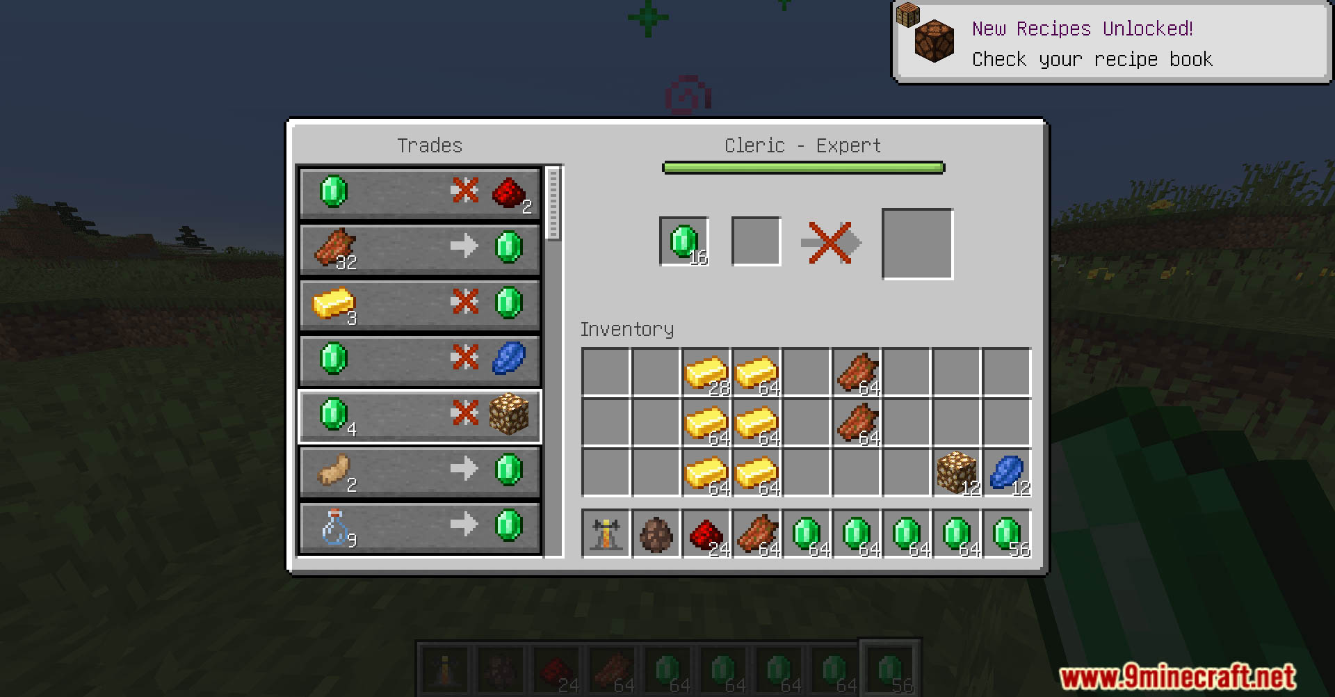 Villagers Buy Ender Pearls (Cleric) Data Pack (1.21.1, 1.21) - Expanding Trade Opportunities 6