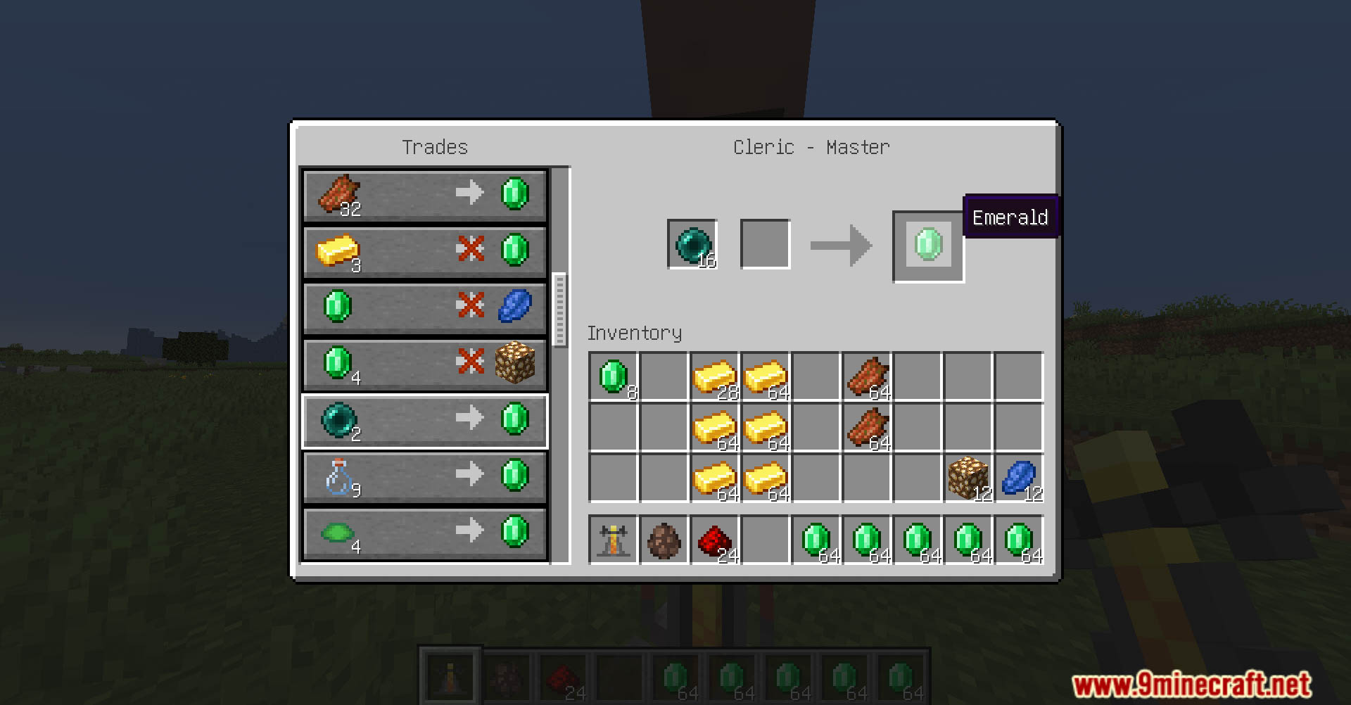 Villagers Buy Ender Pearls (Cleric) Data Pack (1.21.1, 1.21) - Expanding Trade Opportunities 7