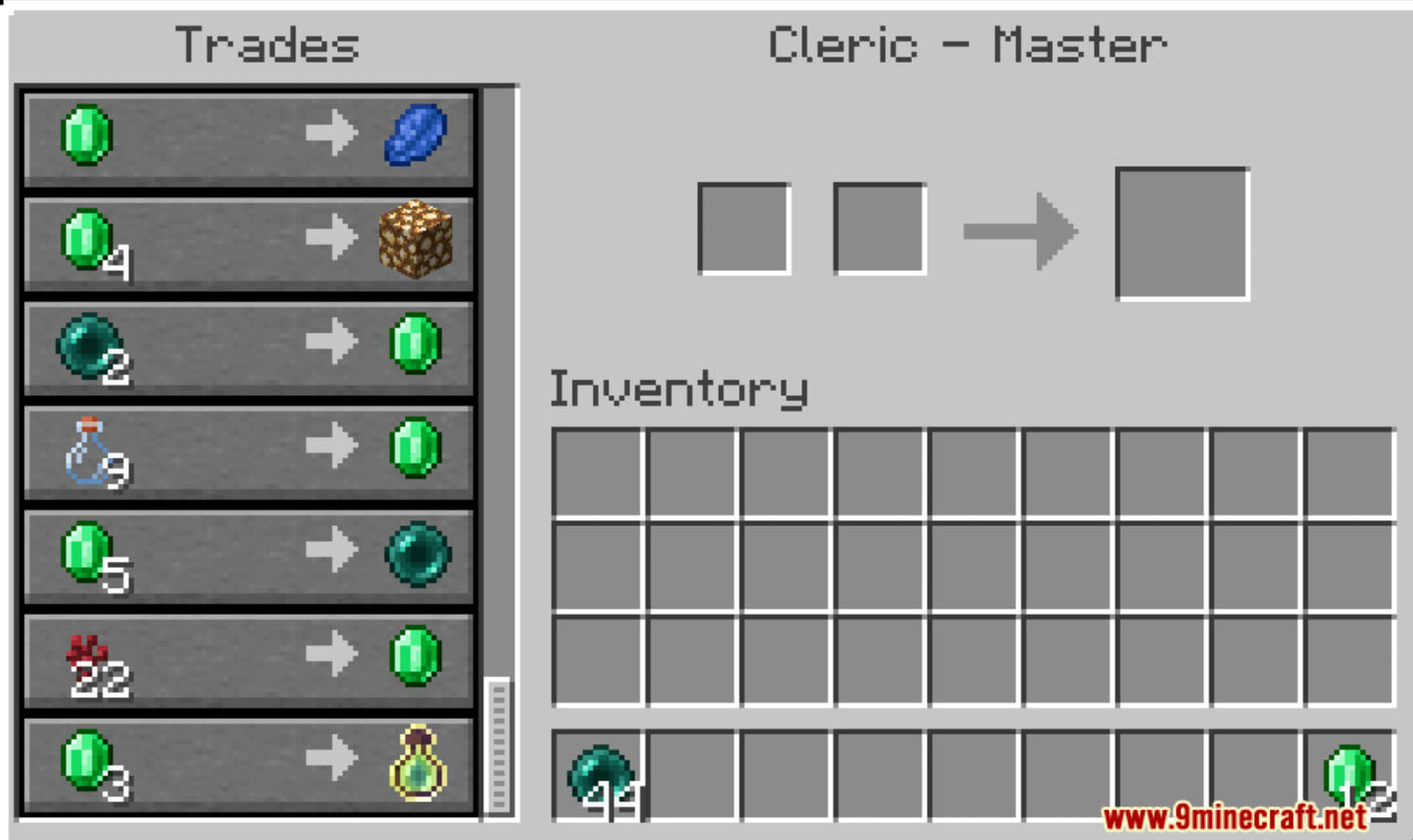 Villagers Buy Ender Pearls (Cleric) Data Pack (1.21.1, 1.21) - Expanding Trade Opportunities 8