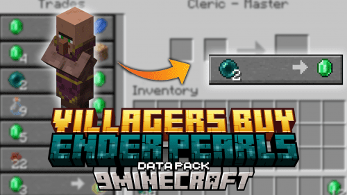 Villagers Buy Ender Pearls (Cleric) Data Pack (1.21.1, 1.21) – Expanding Trade Opportunities Thumbnail