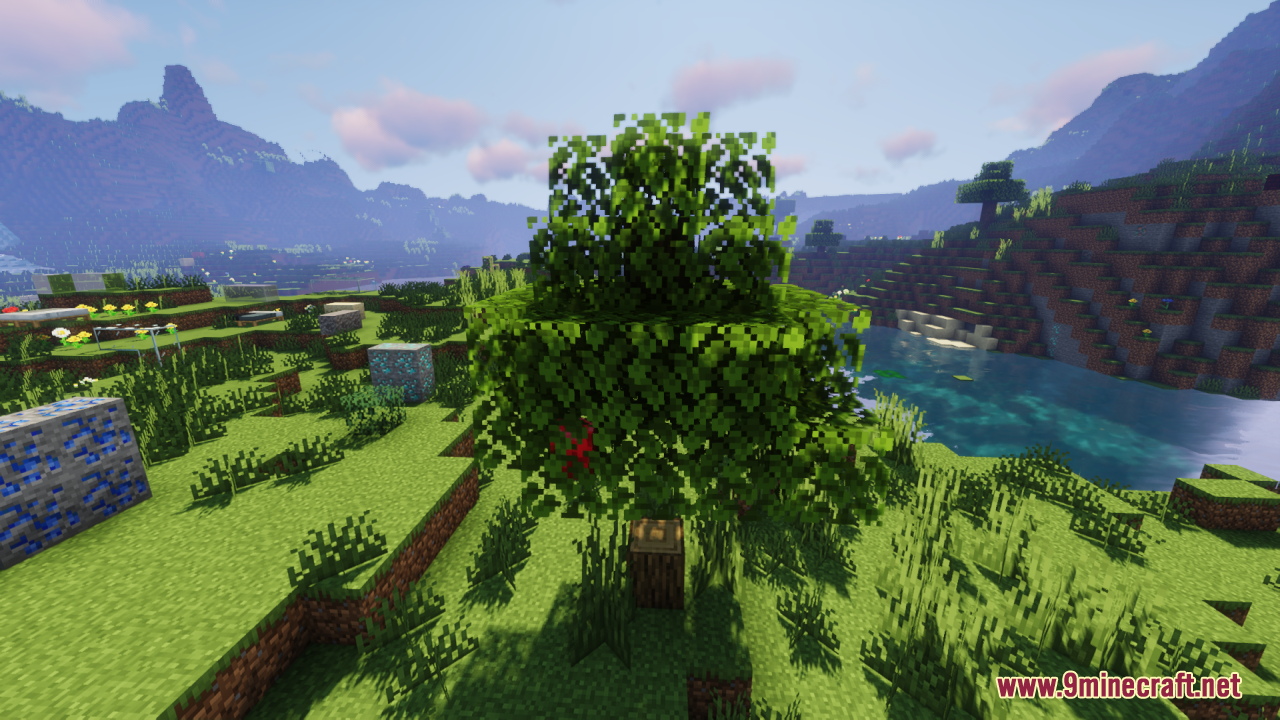 Visual Hanging Apples Resource Pack (1.21.1, 1.20.1) - Texture Pack 2