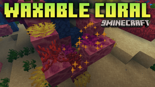 Waxable Coral Mod (1.21, 1.20.1) – Keep Coral Blocks Vibrant Thumbnail