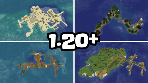 Wonderful Village Island Seeds For Minecraft (1.20.6, 1.20.1) – Java Edition Thumbnail