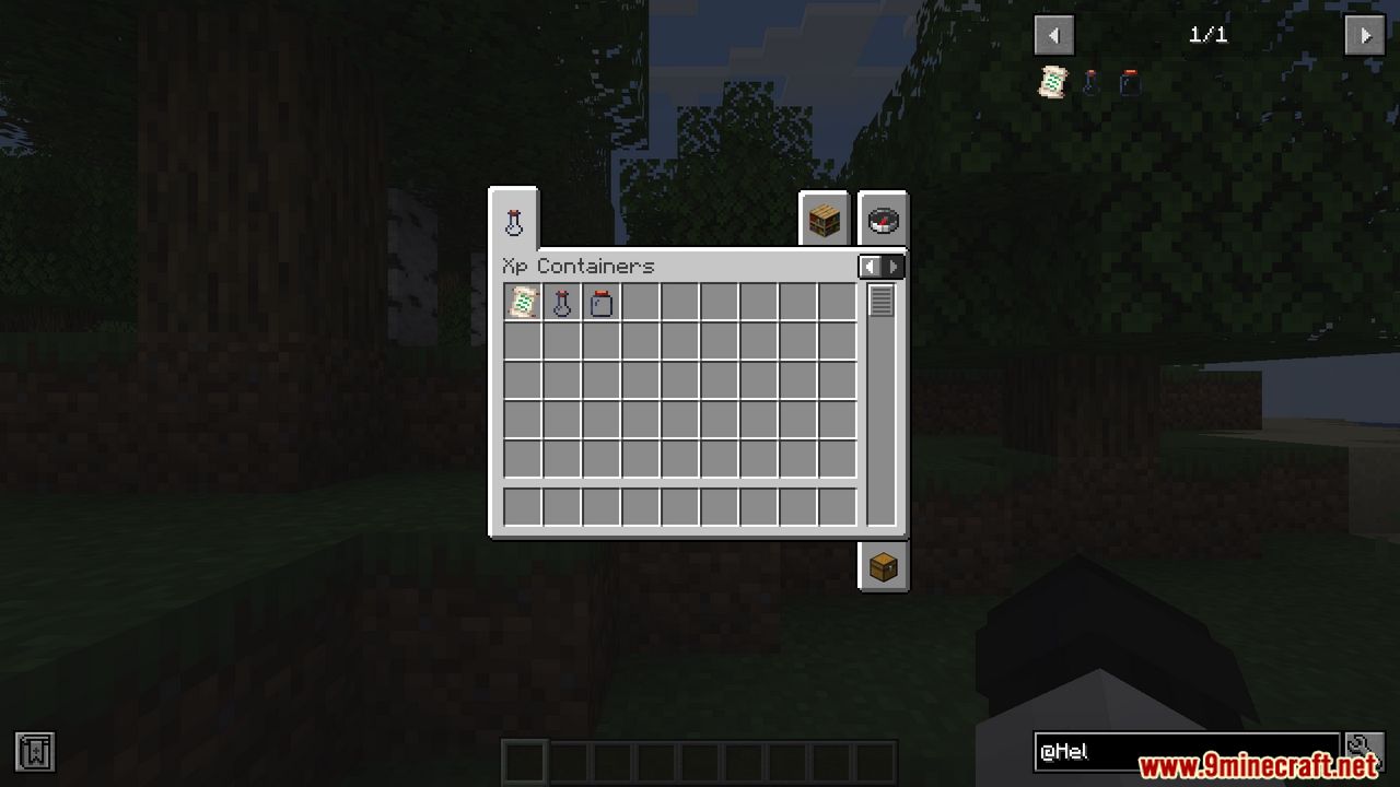 Hellay's Xp Containers Mod (1.21.1, 1.20.4) - XP Bottles and XP Jars 2